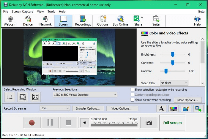 Debut Video Capture Software