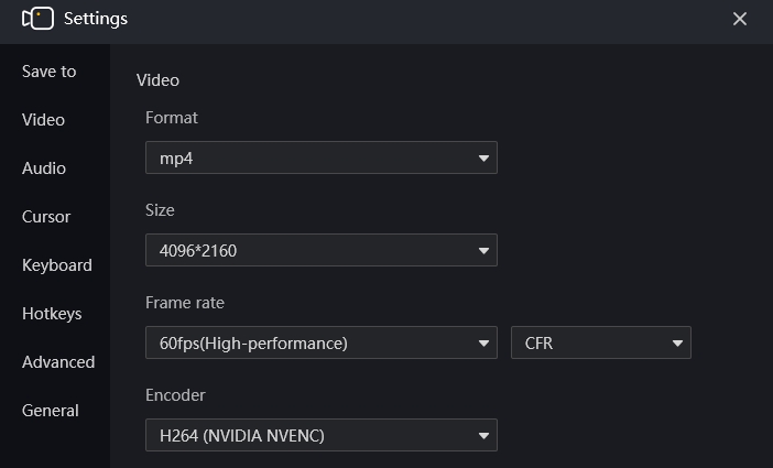 Video Parameter Adjustment